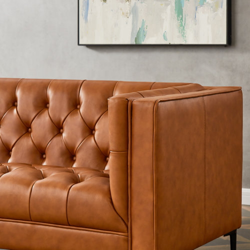 Trent Austin Design® Oldsmar 88'' Mid Century Modern Chesterfield